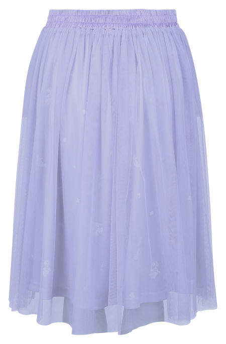 Jupe mi-longue Disney de Alice Au Pays Des Merveilles - This Way Or That Way? - S à XXL - pour Femme - lilas - Alice Au Pays Des Merveilles - View 2