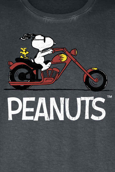 T-Shirt Manches courtes  de Snoopy - Snoopy - Biker - Rocker - Woodstock - S à 5XL - pour Homme - multicolore - Snoopy - View 2