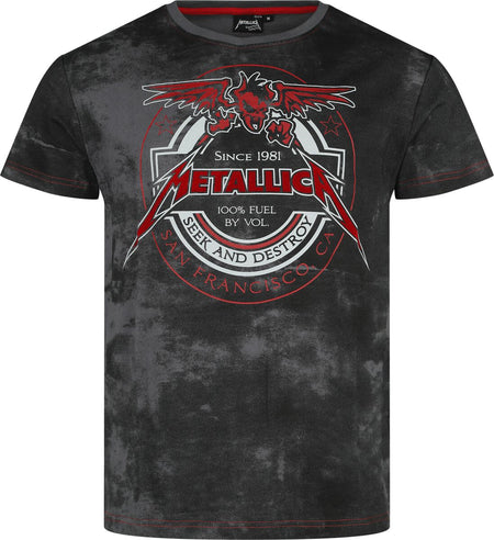 T-Shirt Manches courtes  de Metallica - EMP Signature Collection - S à 3XL - pour Homme - gris/noir - metallica