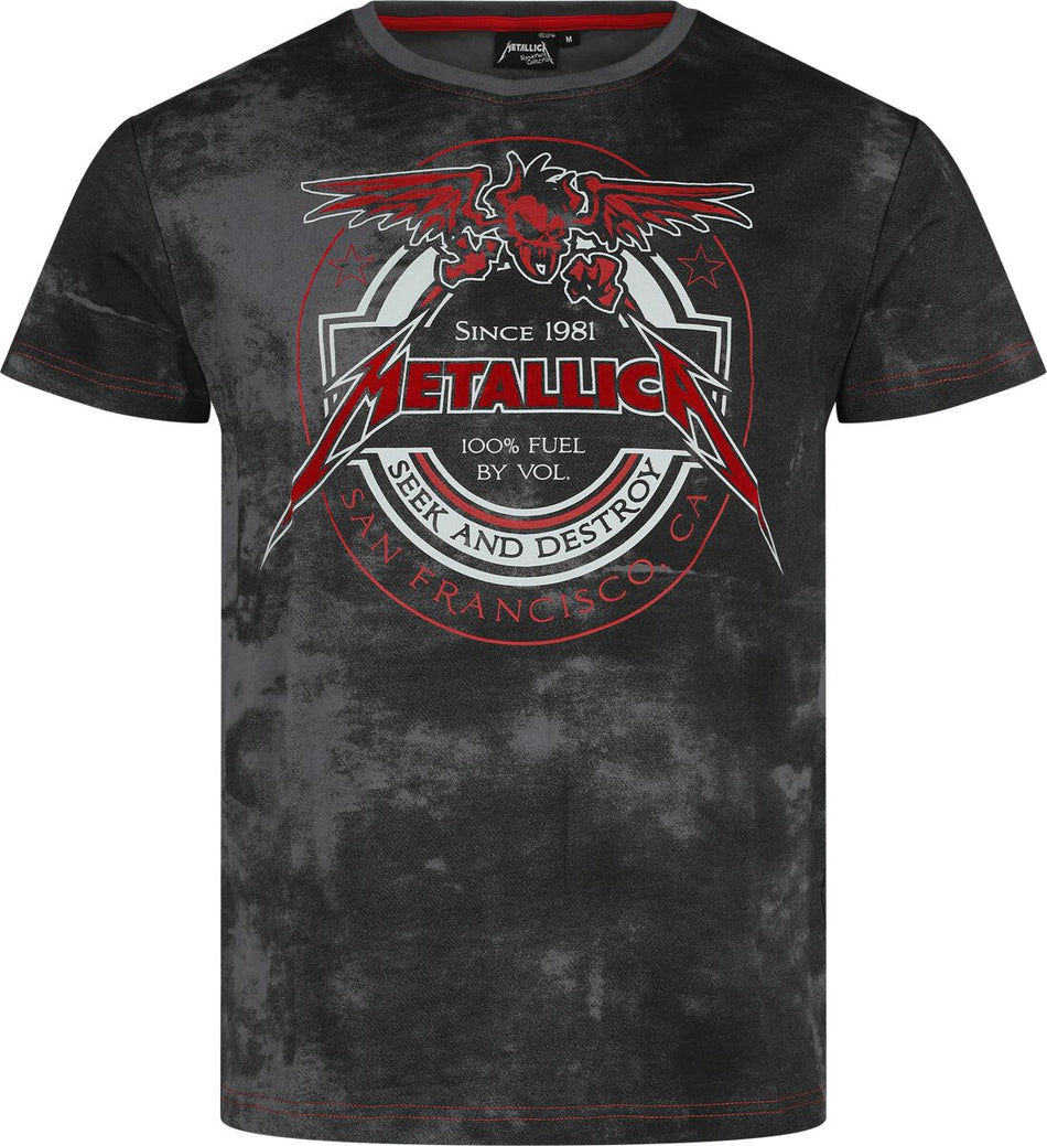 T-Shirt Manches courtes  de Metallica - EMP Signature Collection - S à 3XL - pour Homme - gris/noir - metallica