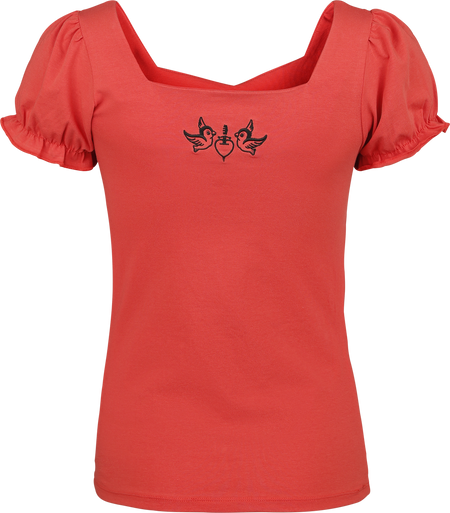 T-Shirt Manches courtes Disney de Blanche-Neige Et les Sept Nains - Disney Princess - Picnic Collection - Snow White - M à XXL - pour Femme - rouge - Blanche-Neige Et les Sept Nains - View 2