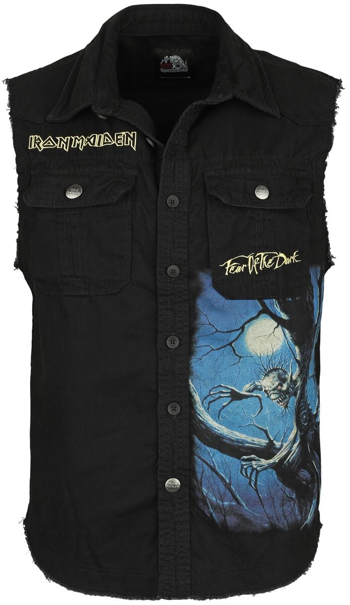 Veste  de Iron Maiden - Fear Of The Dark - L à 4XL - pour Homme - noir - Iron Maiden