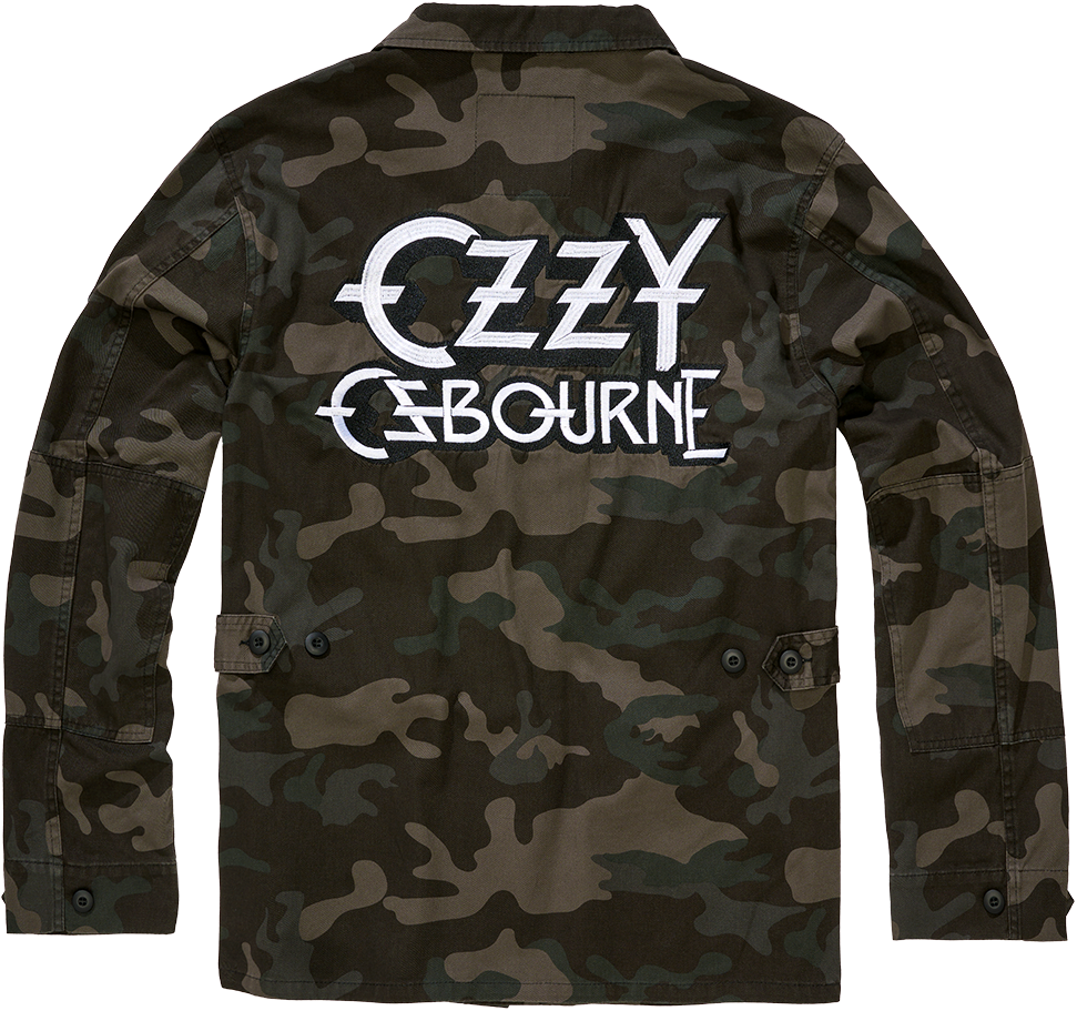 Veste d'uniforme  de Ozzy Osbourne - BDU Jacket - M à 3XL - pour Homme - camouflage sombre - Ozzy Osbourne - View 2