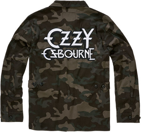 Veste d'uniforme  de Ozzy Osbourne - BDU Jacket - M à 3XL - pour Homme - camouflage sombre - Ozzy Osbourne - View 2