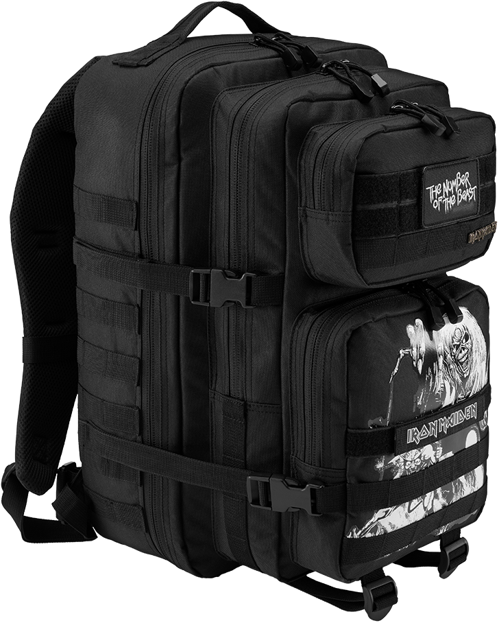 Sac à dos  de Iron Maiden - Number Of The Beast GITD - Cooper Large - pour Unisexe - noir - Iron Maiden - View 2