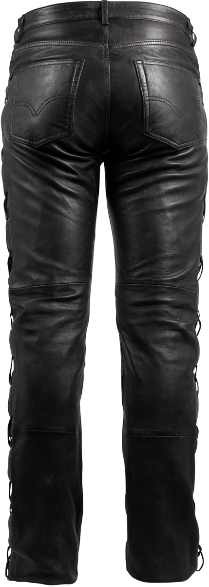 Pantalon en cuir  de Mauritius - GWMTie up Jeans - 30 à 40 - pour Homme - noir - Mauritius - View 2