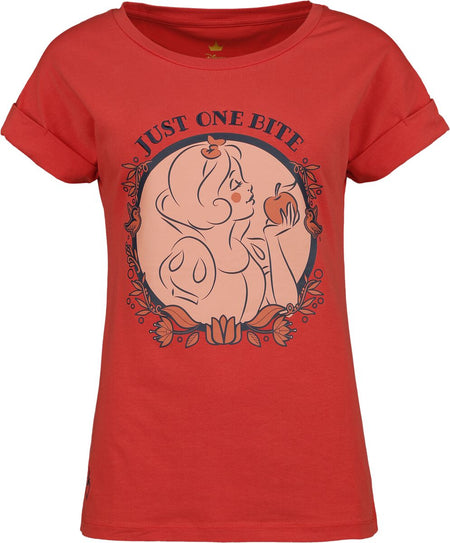 T-Shirt Manches courtes Disney de Blanche-Neige Et les Sept Nains - Disney Princess - Picnic Collection - Snow White - S à L - pour Femme - rouge - Blanche-Neige Et les Sept Nains