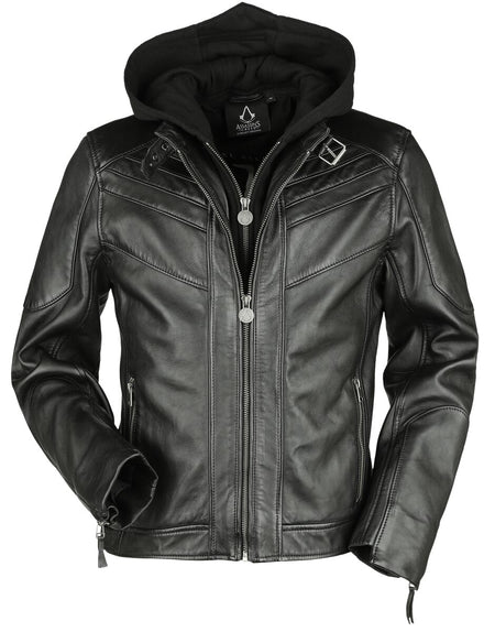 Veste en cuir Gaming de Assassin's Creed - Legacy - S à XXL - pour Homme - noir - Assassin's Creed