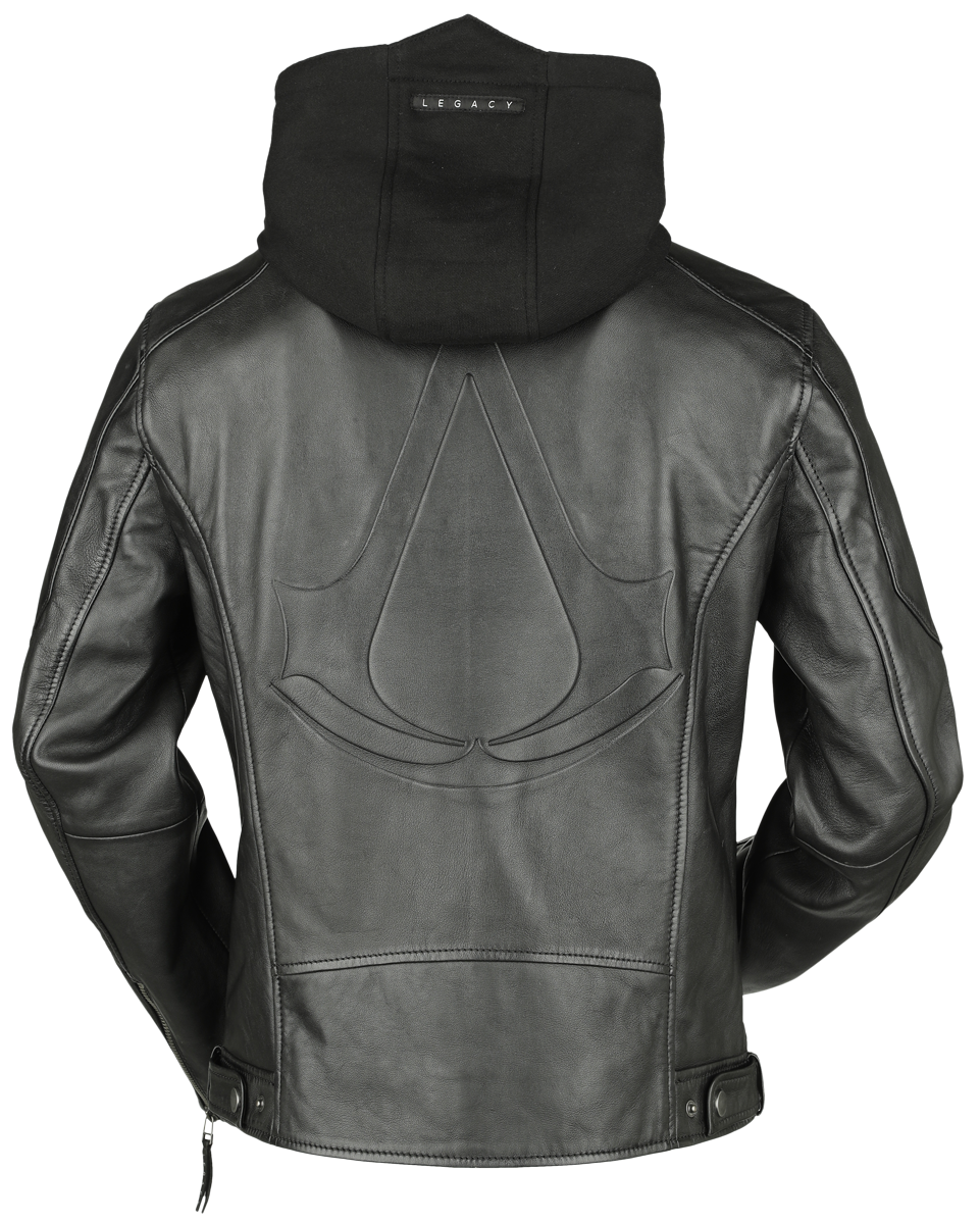 Veste en cuir Gaming de Assassin's Creed - Legacy - S à XXL - pour Homme - noir - Assassin's Creed - View 2