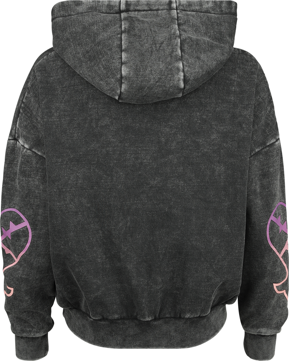 Sweat-shirt à capuche Gaming de Kingdom Hearts - Riku Sora Kairi - S à XL - pour Femme - noir - Kingdom Hearts - View 2