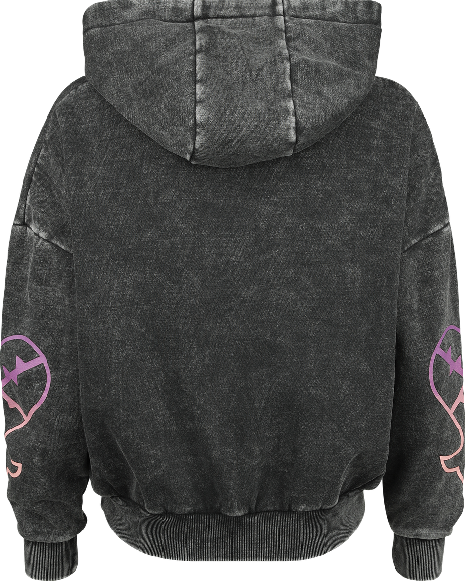 Sweat-shirt à capuche Gaming de Kingdom Hearts - Riku Sora Kairi - S à XL - pour Femme - noir - Kingdom Hearts - View 2