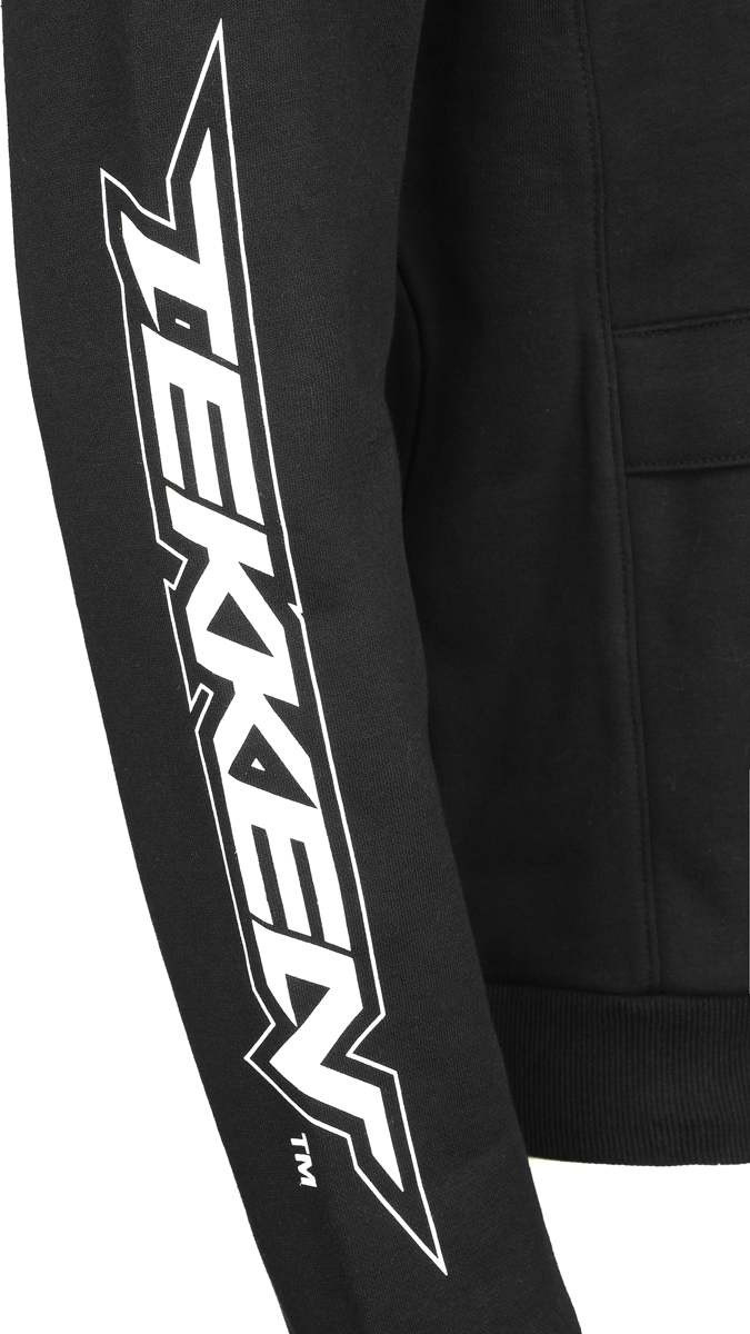 Sweat-shirt à capuche Gaming de Tekken - Mishima Zaibatsu - S à XXL - pour Homme - noir/rouge - Tekken - View 2