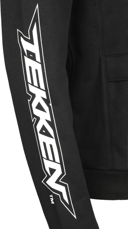 Sweat-shirt à capuche Gaming de Tekken - Mishima Zaibatsu - S à XXL - pour Homme - noir/rouge - Tekken - View 2