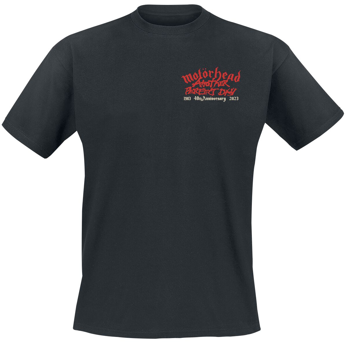 T-Shirt Manches courtes  de Motörhead - Another Perfect Day Tracklist - M à 3XL - pour Homme - noir - Motörhead