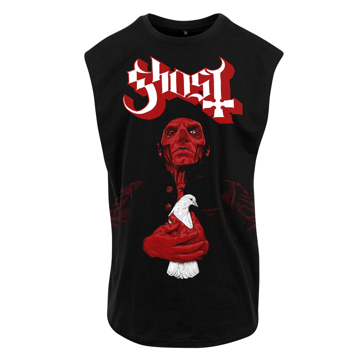 Débardeur  de Ghost - Dove Red Logo - S à XXL - pour Homme - noir - Ghost