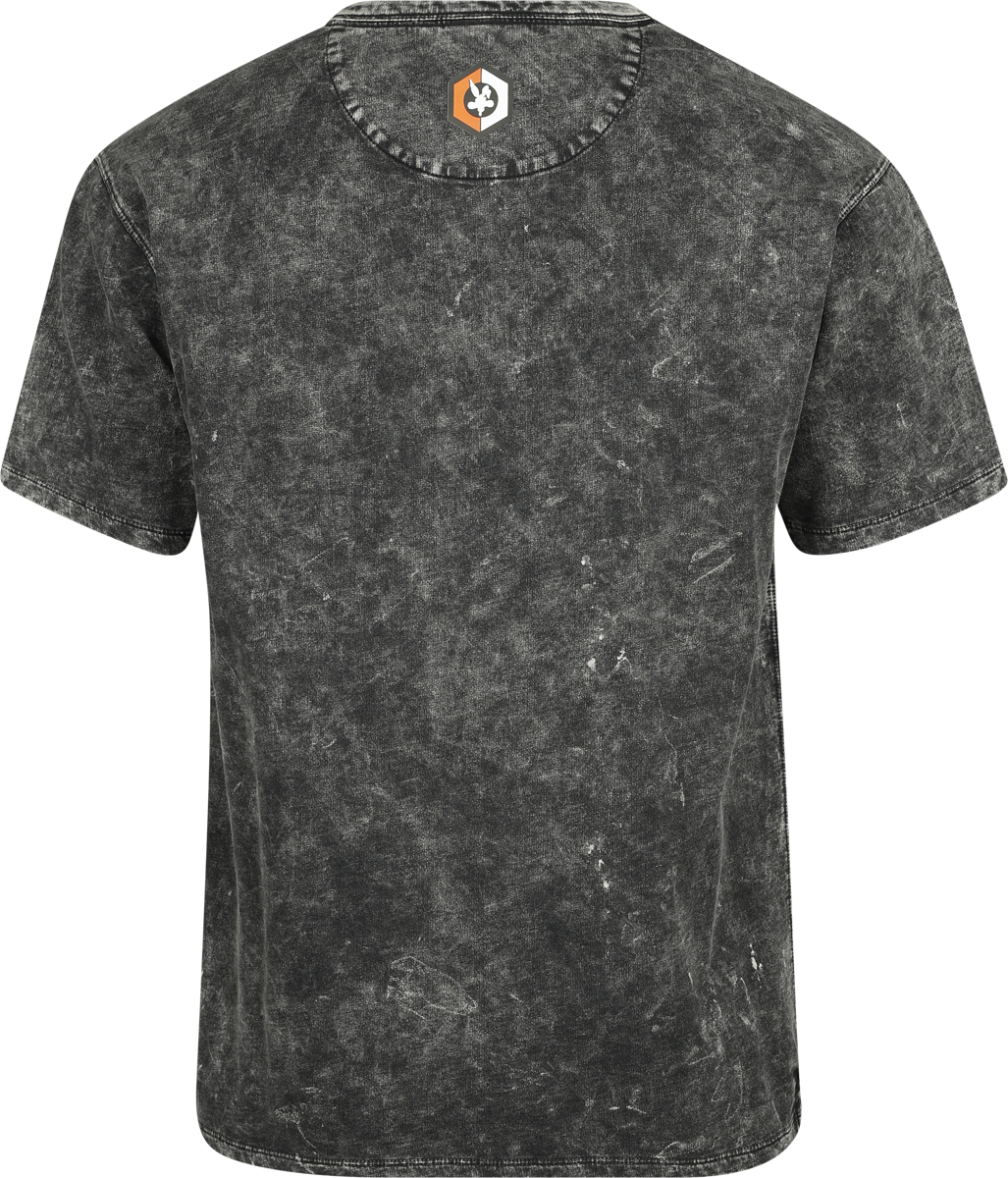 T-Shirt Manches courtes  de Looney Tunes - Coyote - S à M - pour Homme - gris foncé - Looney Tunes - View 2