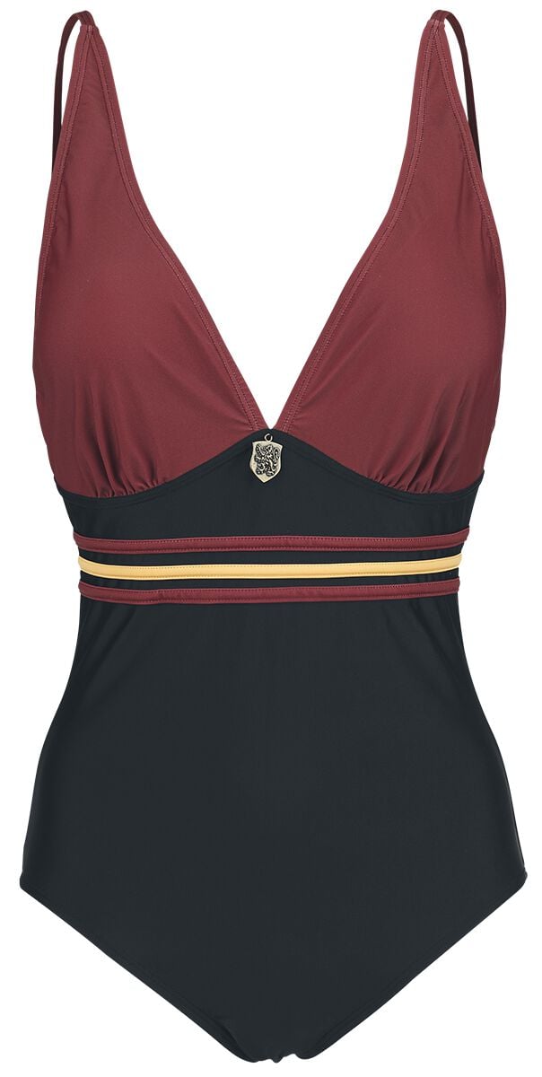Maillots de bain  de Harry Potter - Gryffondor - S à M - pour Femme - noir/bordeaux - Harry Potter