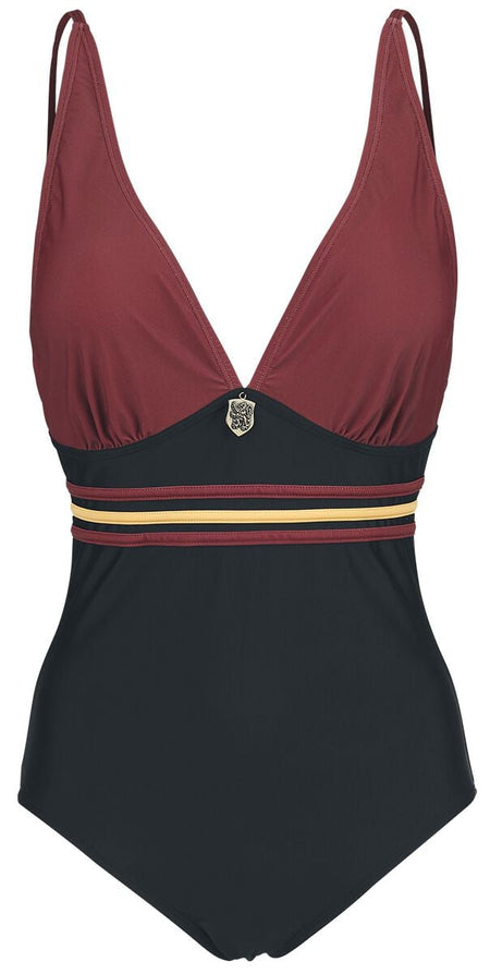 Maillots de bain  de Harry Potter - Gryffondor - S à M - pour Femme - noir/bordeaux - Harry Potter