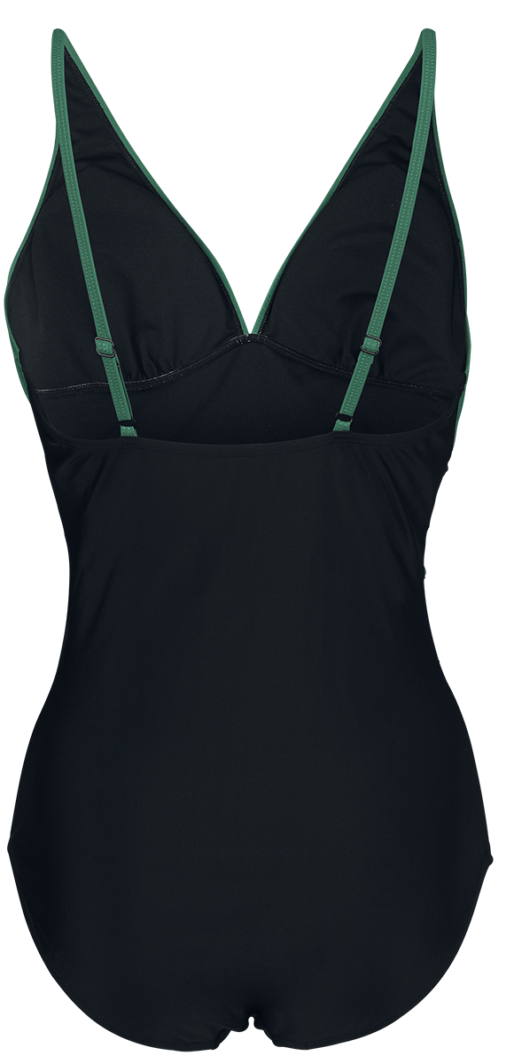 Maillots de bain  de Harry Potter - Serpentard - S à M - pour Femme - noir/vert - Harry Potter - View 2