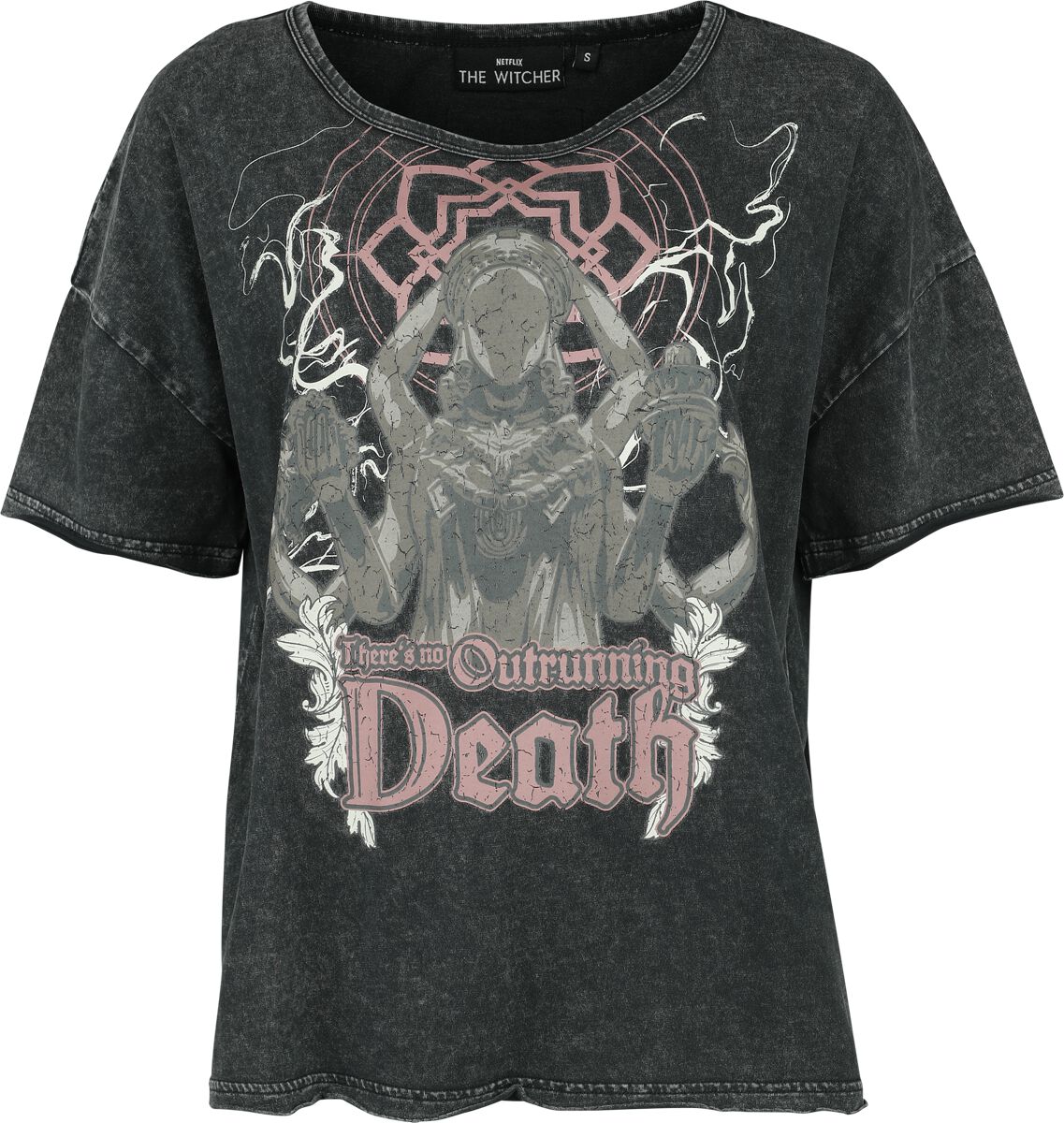 T-Shirt Manches courtes Gaming de The Witcher - Who Is Your Destiny - S à XXL - pour Femme - gris foncé - The Witcher