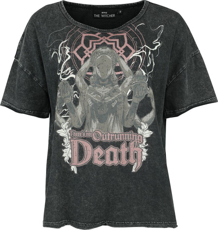 T-Shirt Manches courtes Gaming de The Witcher - Who Is Your Destiny - S à XXL - pour Femme - gris foncé - The Witcher