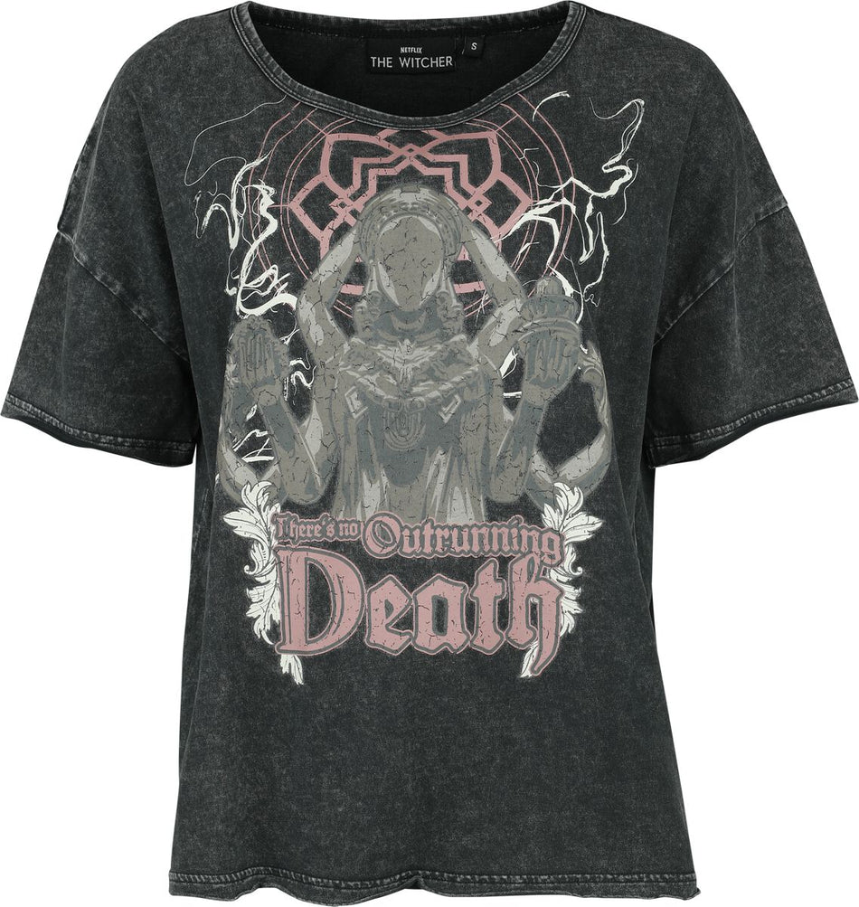 T-Shirt Manches courtes Gaming de The Witcher - Who Is Your Destiny - S à XXL - pour Femme - gris foncé - The Witcher