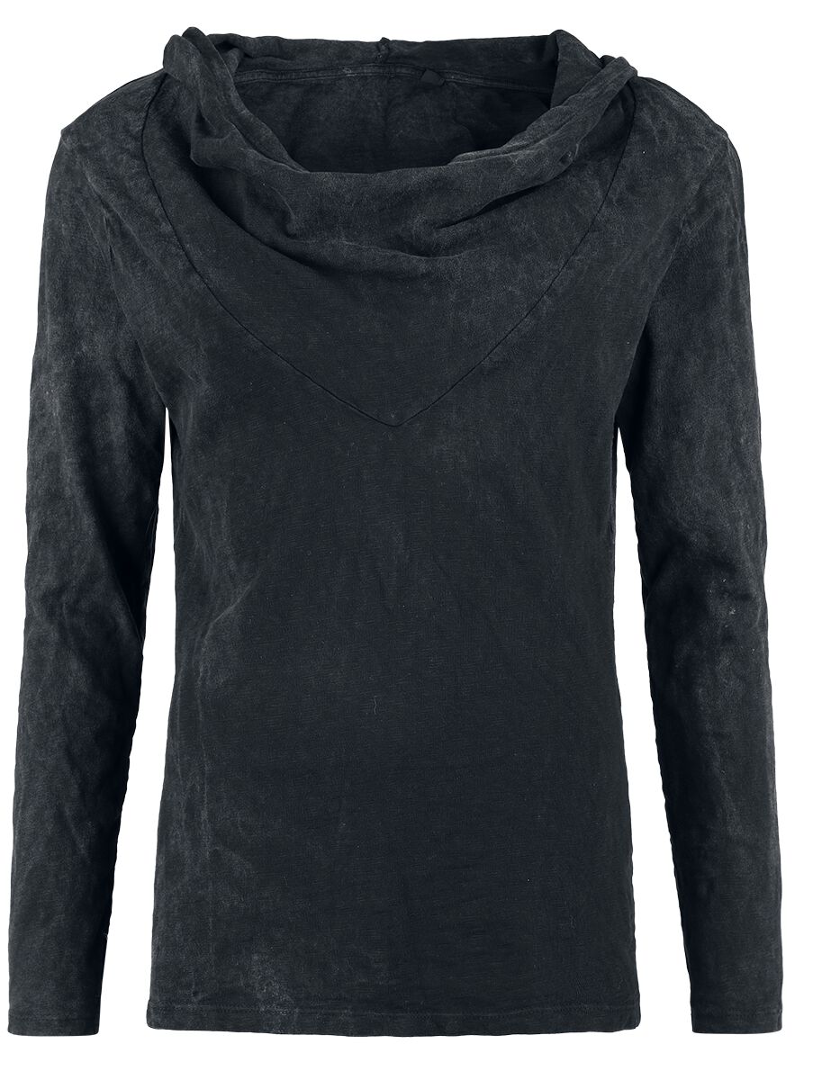Sweat-shirt à capuche  de Outer Vision - Haut à Capuche Deva - S - pour Femme - gris - Outer Vision