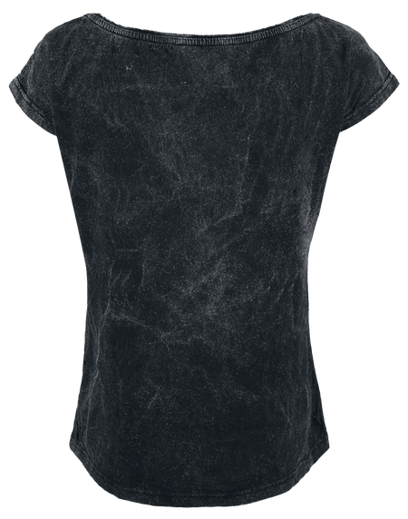 T-Shirt Manches courtes  de Outer Vision - Top Marylin - S à 4XL - pour Femme - noir - Outer Vision - View 2