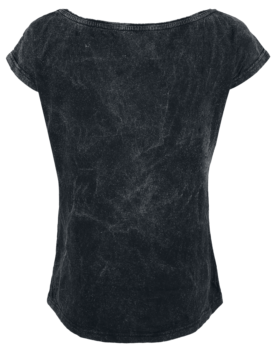 T-Shirt Manches courtes  de Outer Vision - Top Marylin - S à 4XL - pour Femme - noir - Outer Vision - View 2