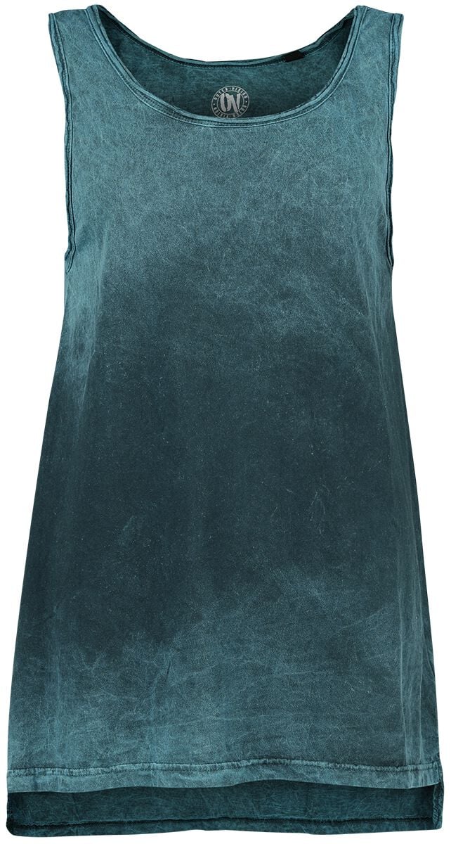 Top  de Outer Vision - Top Street - S à 4XL - pour Femme - gris/turquoise - Outer Vision