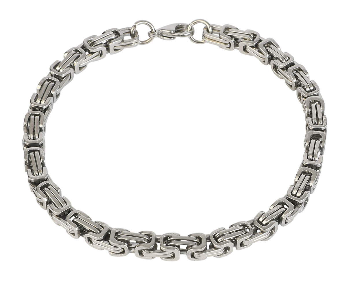 Bracelet  de etNox hard and heavy - Chaîne Byzantine - pour Unisexe - couleur argent - etNox hard and heavy - View 2