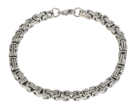 Bracelet  de etNox hard and heavy - Chaîne Byzantine - pour Unisexe - couleur argent - etNox hard and heavy - View 2