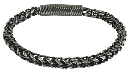 Bracelet  de etNox hard and heavy - Antique Woven - pour Unisexe - Gun Metal - etNox hard and heavy