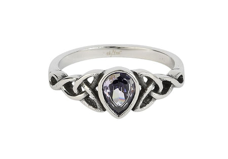 Bague  de etNox - Celtic Drop - pour Femme - couleur argent - etNox