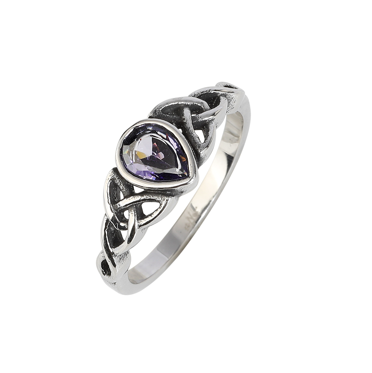 Bague  de etNox - Celtic Drop - pour Femme - couleur argent - etNox - View 2