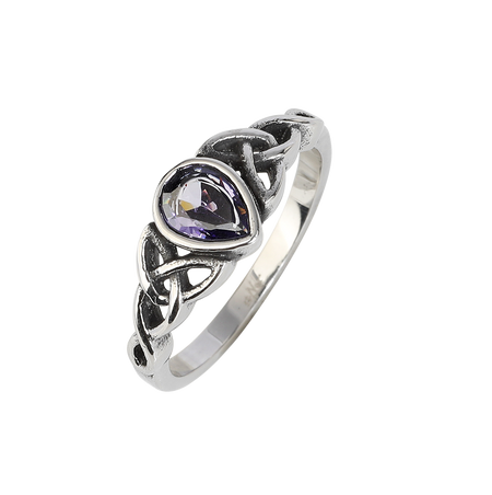 Bague  de etNox - Celtic Drop - pour Femme - couleur argent - etNox - View 2