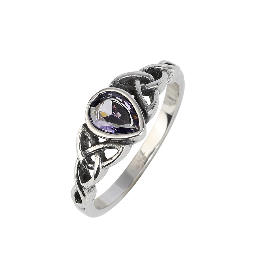 Bague  de etNox - Celtic Drop - pour Femme - couleur argent - etNox - View 2