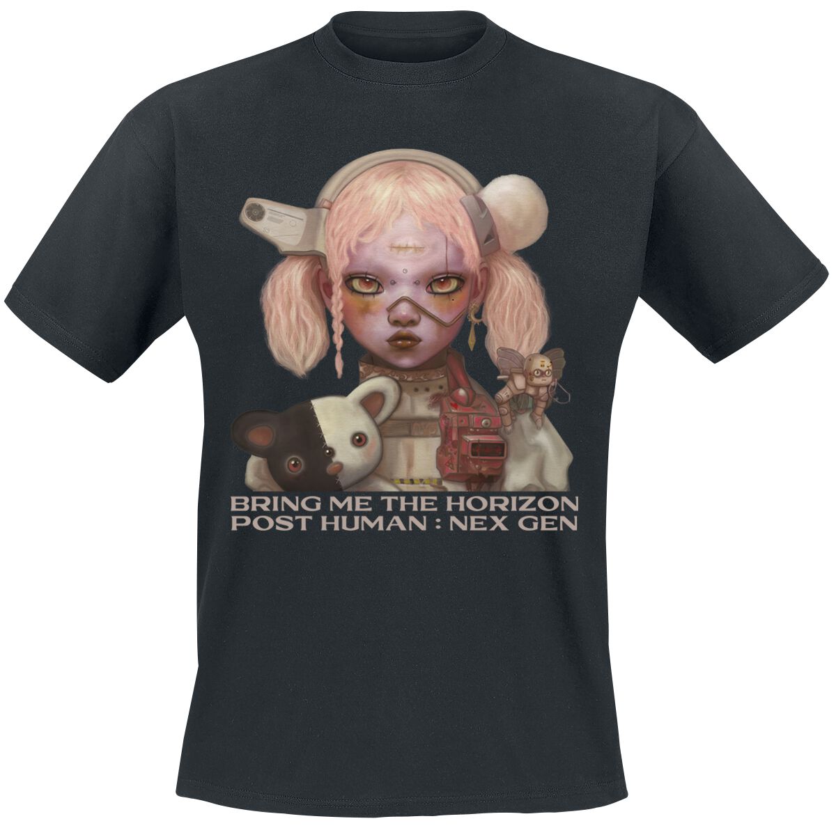 T-Shirt Manches courtes  de Bring Me The Horizon - Next Gen Cover - S à XXL - pour Homme - noir - Bring Me The Horizon