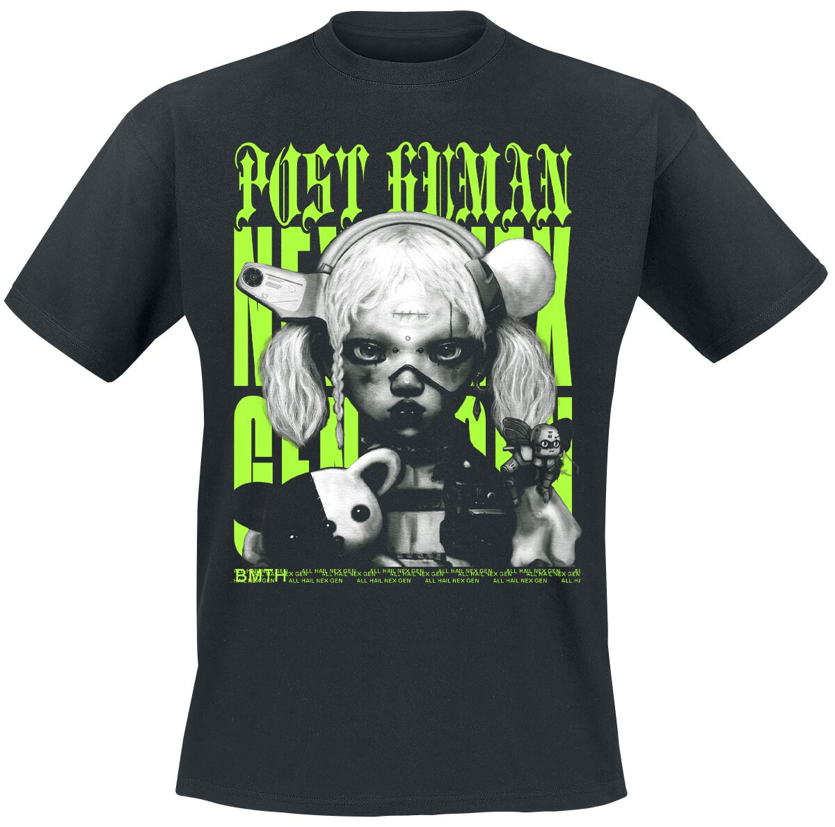 T-Shirt Manches courtes  de Bring Me The Horizon - Green Next Gen - S à XXL - pour Homme - noir - Bring Me The Horizon