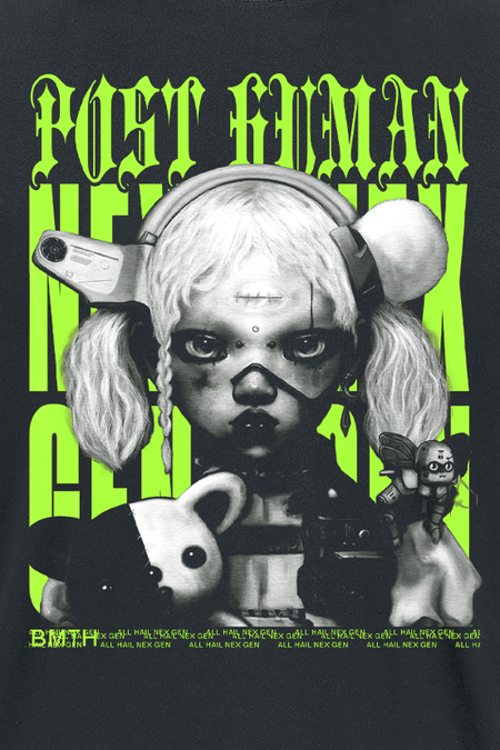 T-Shirt Manches courtes  de Bring Me The Horizon - Green Next Gen - S à XXL - pour Homme - noir - Bring Me The Horizon - View 2