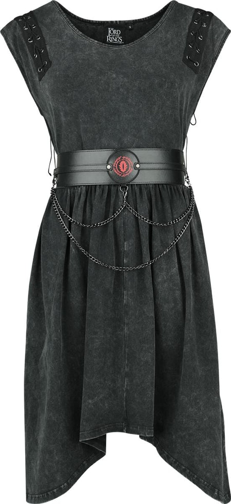 Robe mi-longue Gothic de Le Seigneur Des Anneaux - Mordor - S à XXL - pour Femme - noir - Le Seigneur Des Anneaux