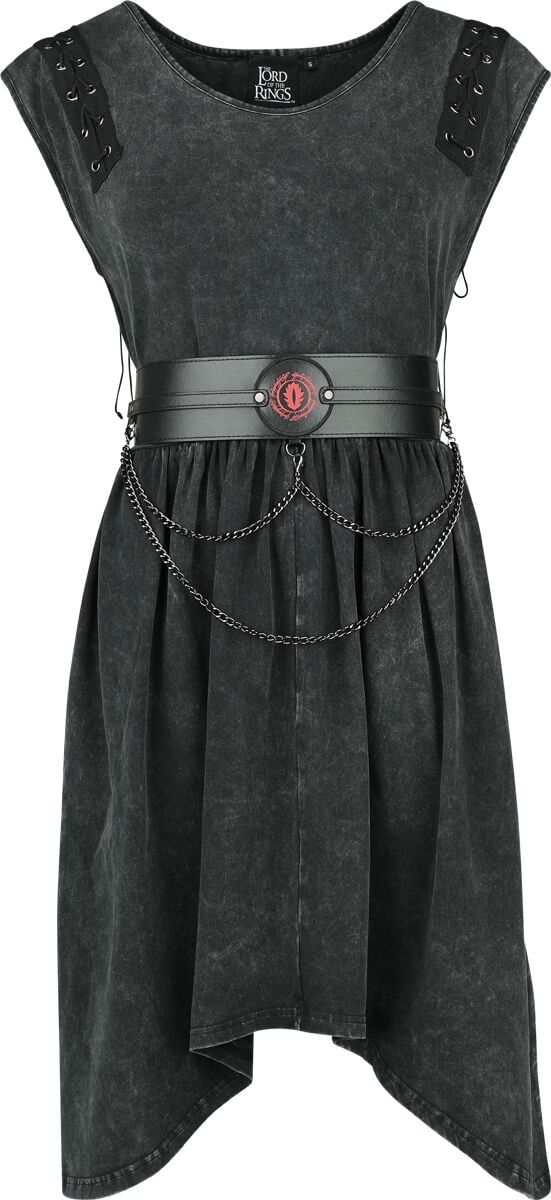 Robe mi-longue Gothic de Le Seigneur Des Anneaux - Mordor - M à XXL - pour Femme - noir - Le Seigneur Des Anneaux