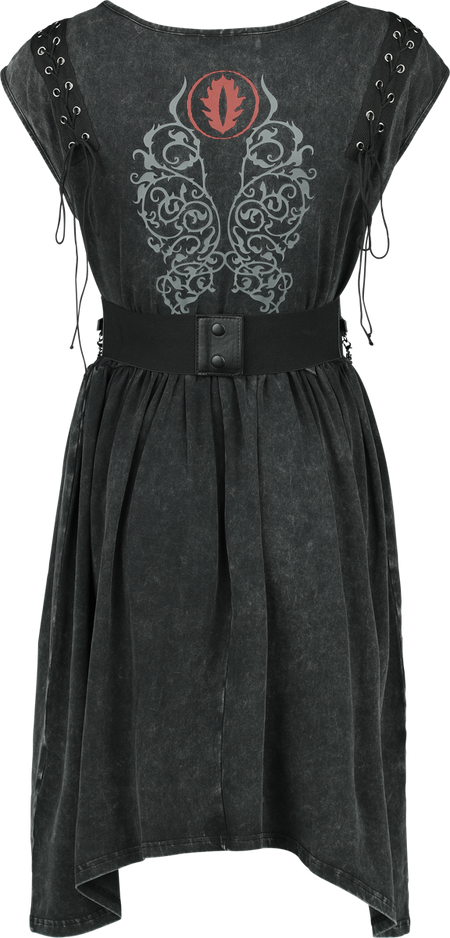 Robe mi-longue Gothic de Le Seigneur Des Anneaux - Mordor - M à XXL - pour Femme - noir - Le Seigneur Des Anneaux - View 2