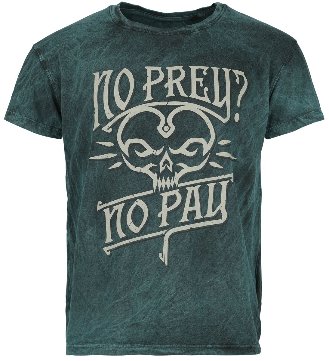 T-Shirt Manches courtes Gaming de League of Legends - Arcane - Miss Fortune - No Prey No Pay - S à XXL - pour Homme - bleu - League Of Legends