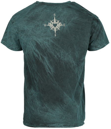 T-Shirt Manches courtes Gaming de League of Legends - Arcane - Miss Fortune - No Prey No Pay - S à XXL - pour Homme - bleu - League Of Legends - View 2