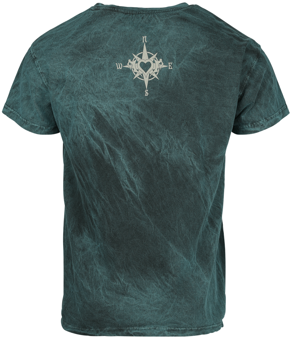 T-Shirt Manches courtes Gaming de League of Legends - Arcane - Miss Fortune - No Prey No Pay - S à XXL - pour Homme - bleu - League Of Legends - View 2