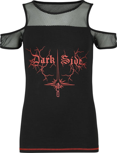 T-Shirt Manches courtes Disney de Star Wars - Dark Side - S à XL - pour Femme - noir - Star Wars