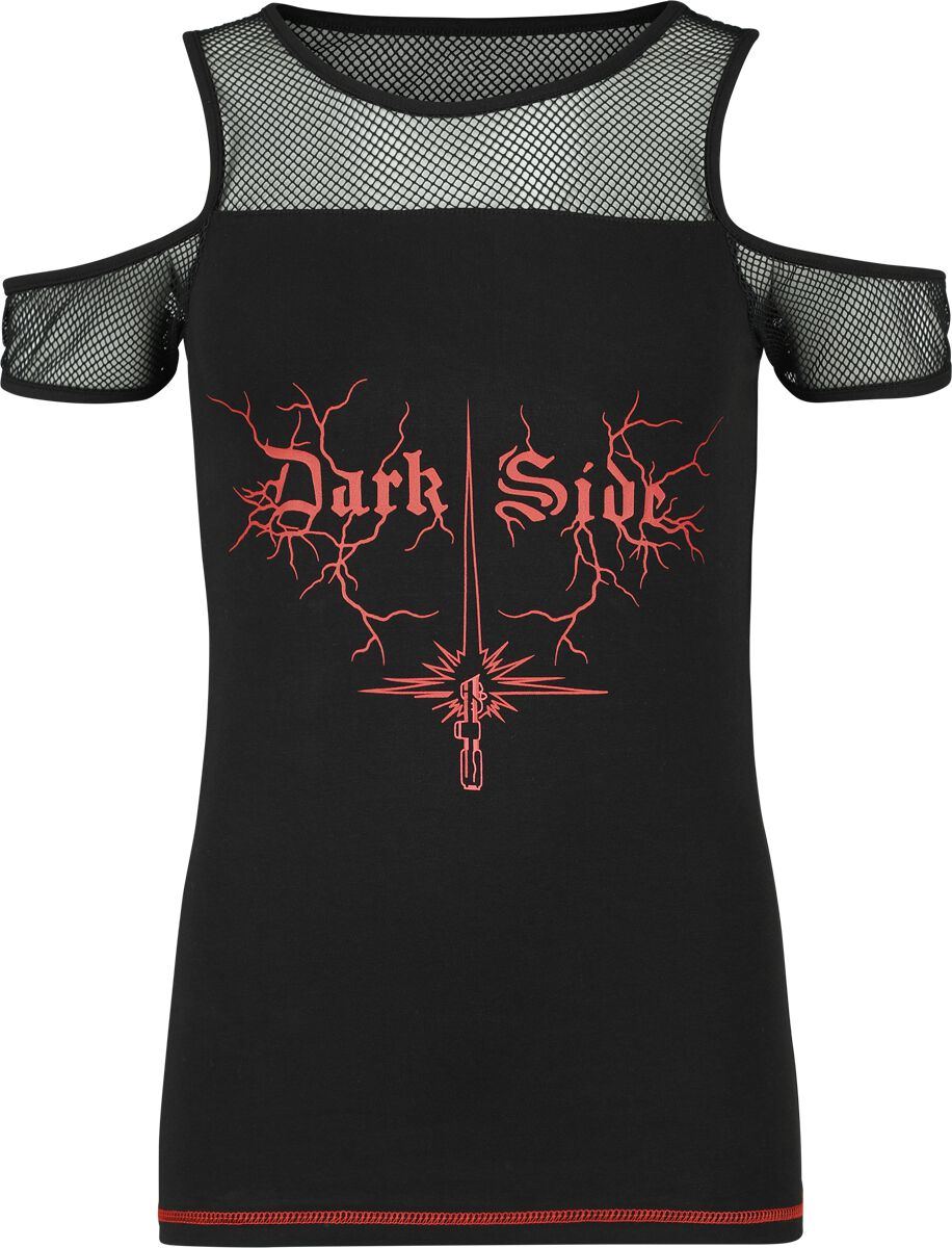 T-Shirt Manches courtes Disney de Star Wars - Dark Side - S à XL - pour Femme - noir - Star Wars