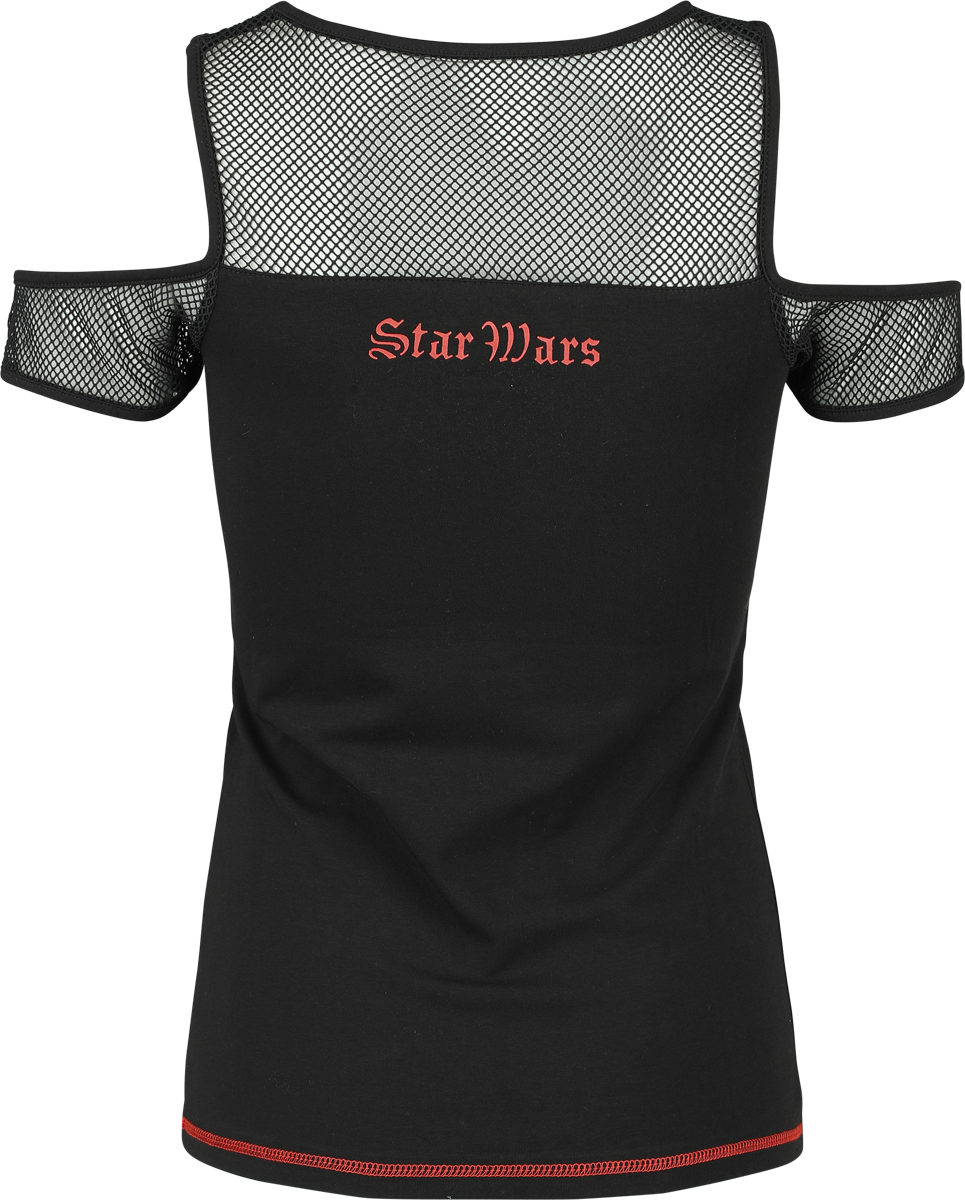 T-Shirt Manches courtes Disney de Star Wars - Dark Side - S à XL - pour Femme - noir - Star Wars - View 2