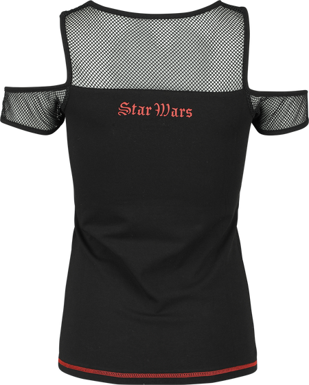 T-Shirt Manches courtes Disney de Star Wars - Dark Side - S à XL - pour Femme - noir - Star Wars - View 2